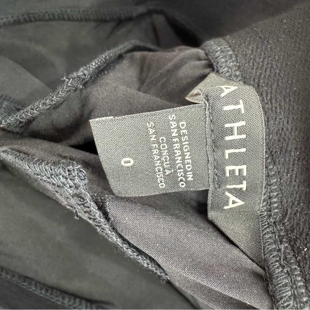 NWT Athleta Vienna Slim Brooklyn Heights Pant Black Size 0 - Picture 9 of 9